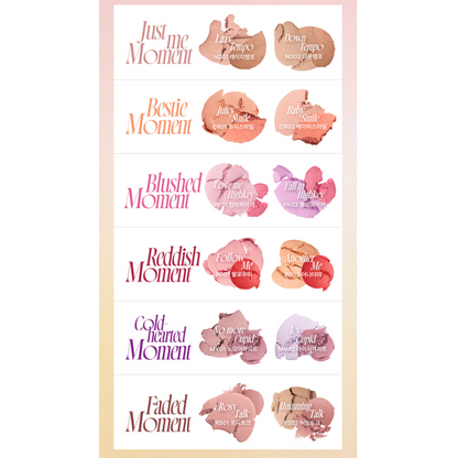 Fwee Mellow Dual Blusher swatches – layered blush look for radiant skin