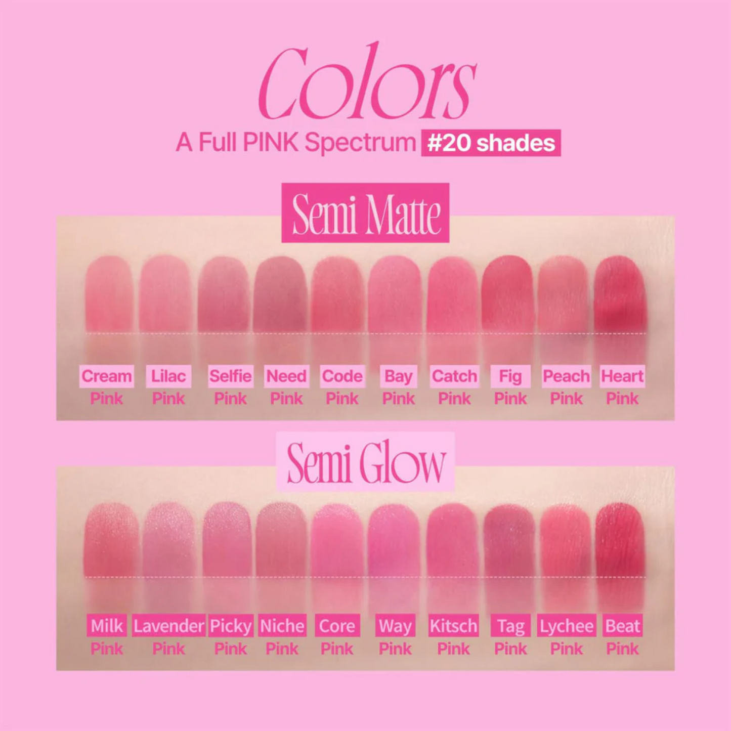 Korean lip tint with hyaluronic acid – Fwee Pink Obsession