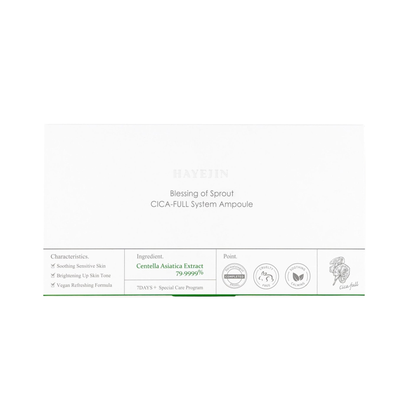 HAYEJIN Blessing of Sprout CICA-Full System Ampoule 7 x 2ml - KOS