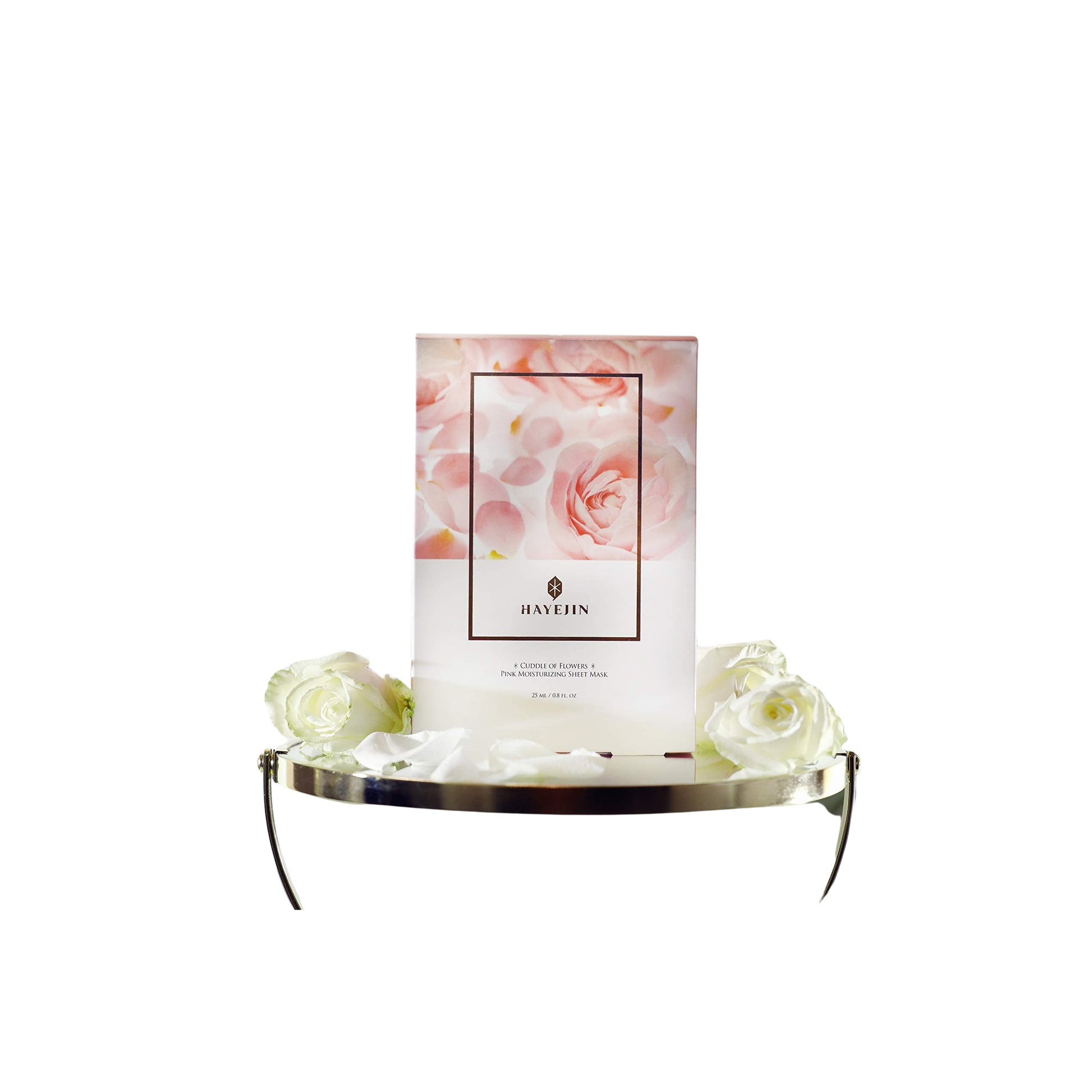 HAYEJIN Cuddle of Flowers Pink Moisturizing Sheet Face Mask (5EA) - KOS
