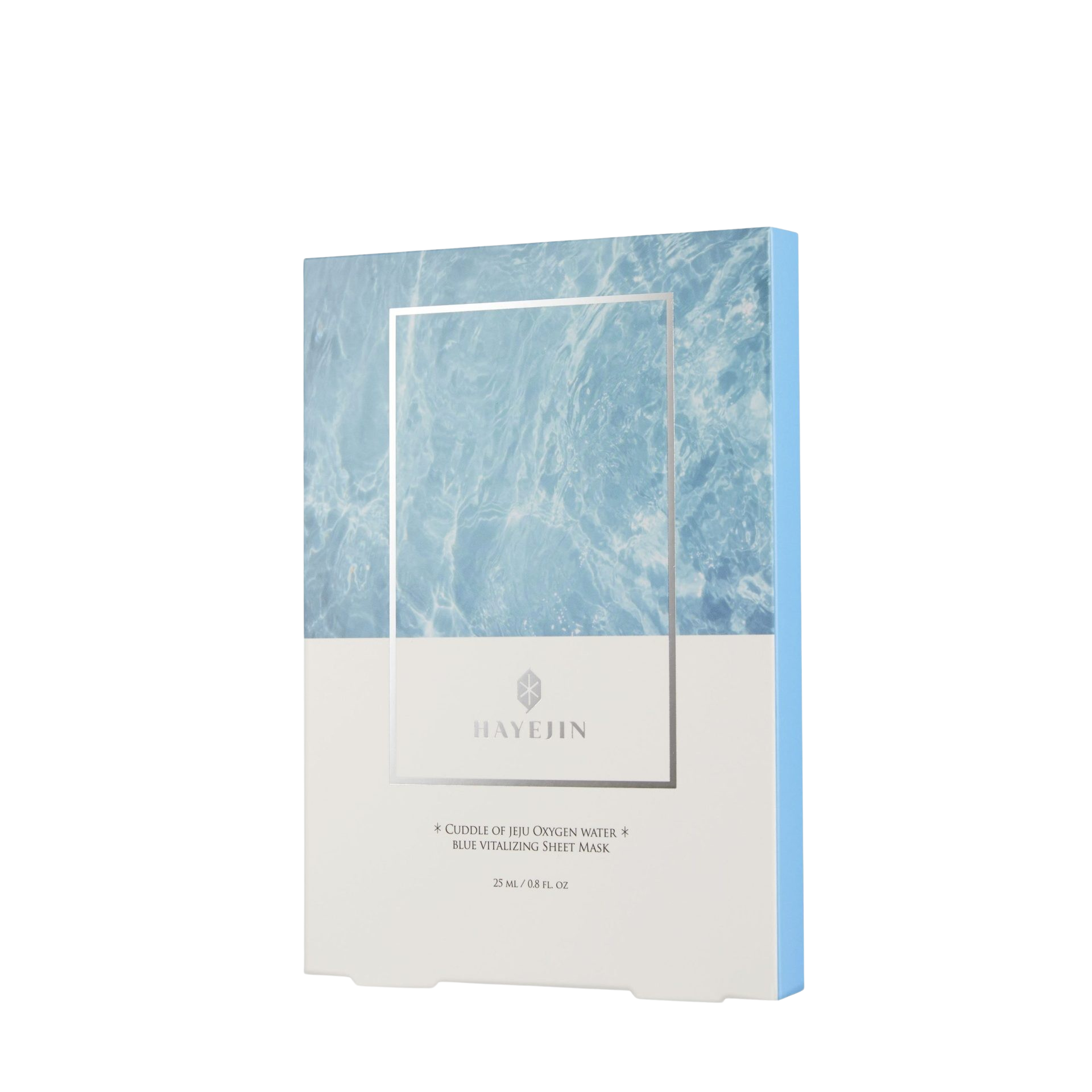 HAYEJIN Cuddle of Jeju Oxygen Water Blue Vitalizing Sheet Face Mask (5EA) - KOS