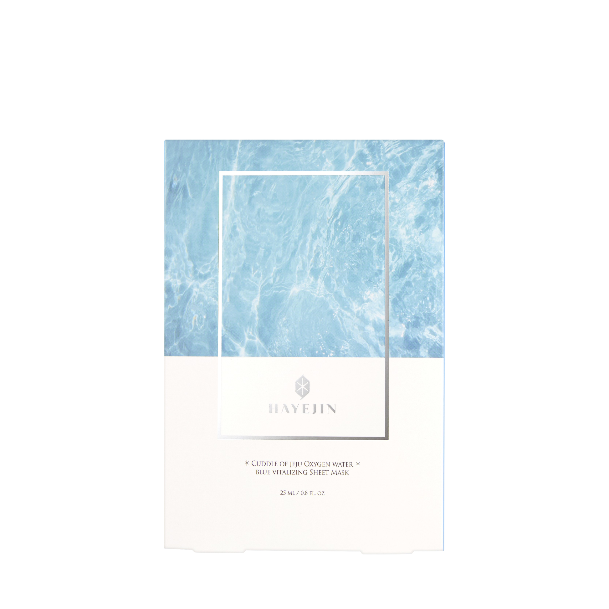 HAYEJIN Cuddle of Jeju Oxygen Water Blue Vitalizing Sheet Face Mask (5EA) - KOS
