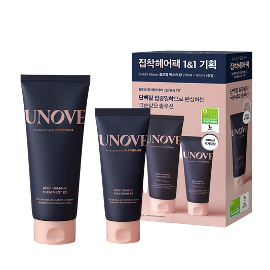 UNOVE Deep Damage Treatment EX 207ml + 100ml Set