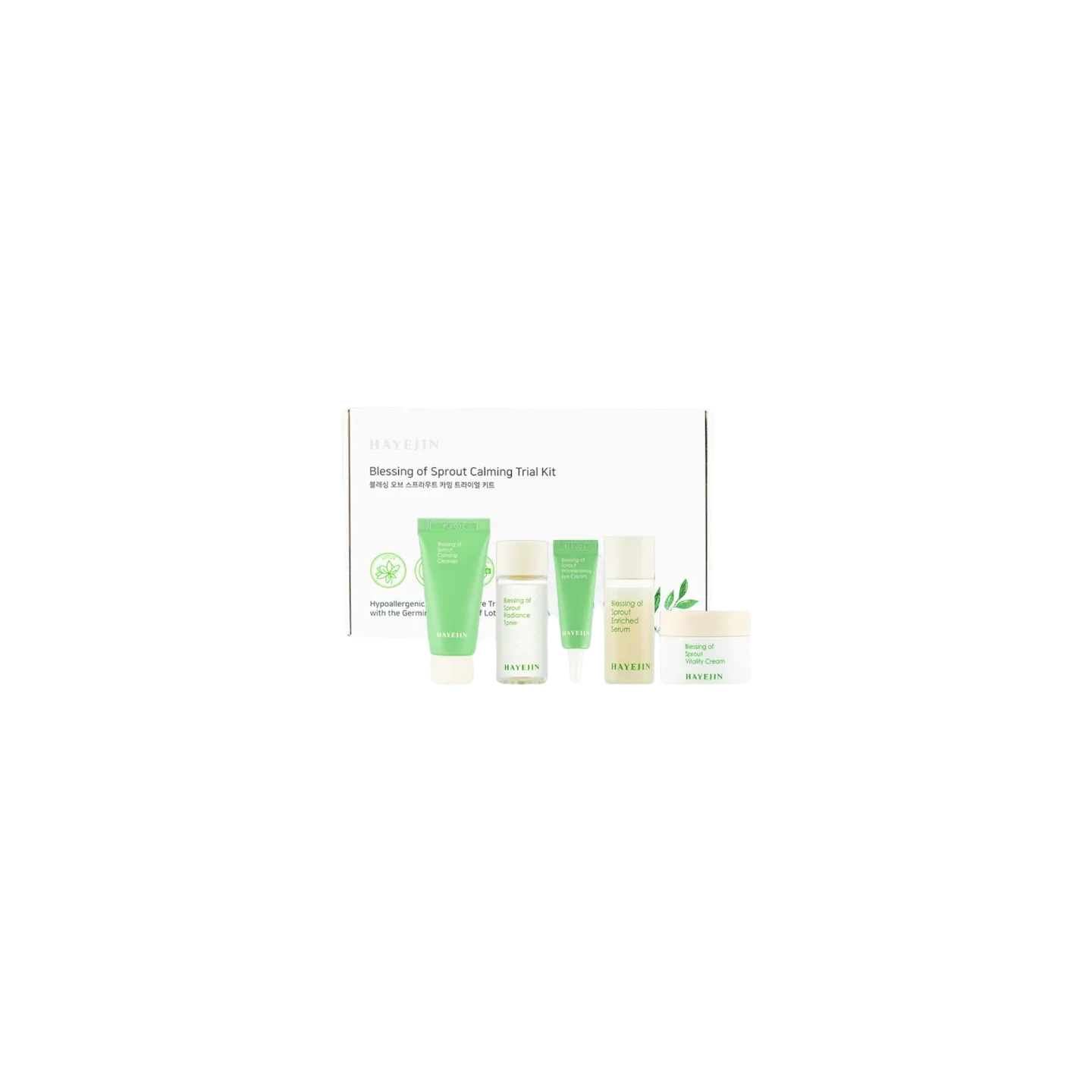 HAYEJIN Blessing of Sprout Calming Trial Kit (5items)