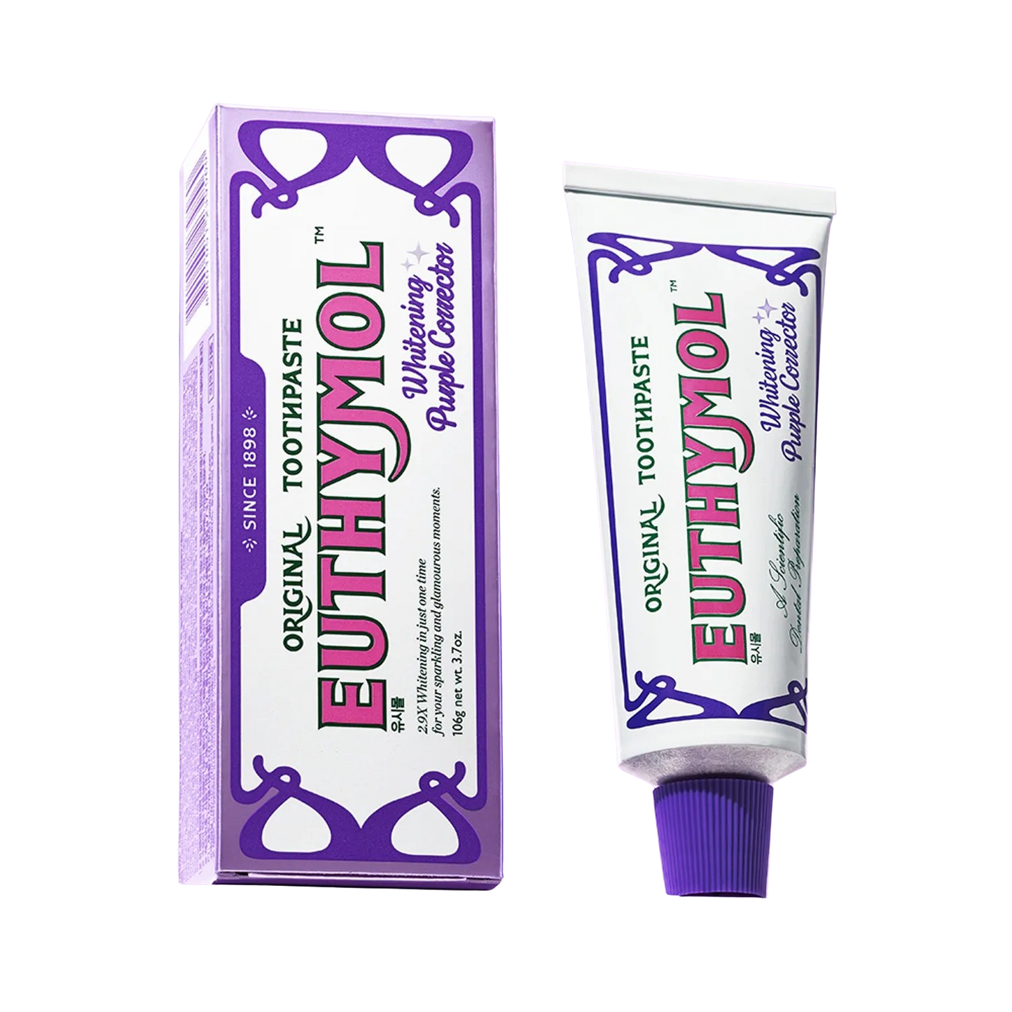 EUTHYMOL Original Toothpaste Whitening Purple Corrector 106g