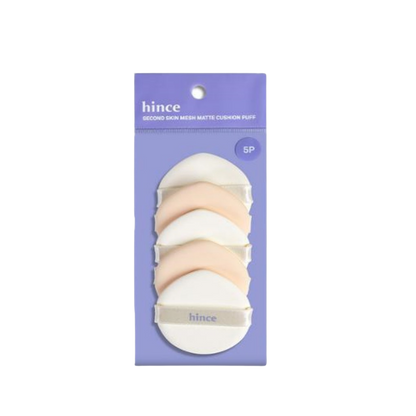 hince Second Skin Glow / Matte Cushion Puff 5P (2 Types)