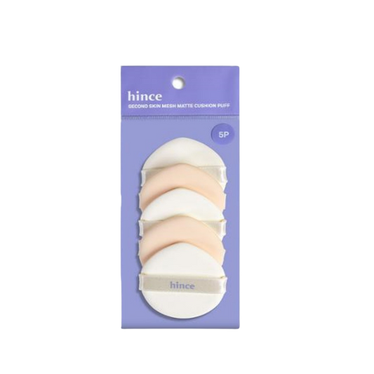 hince Second Skin Glow / Matte Cushion Puff 5P (2 Types)