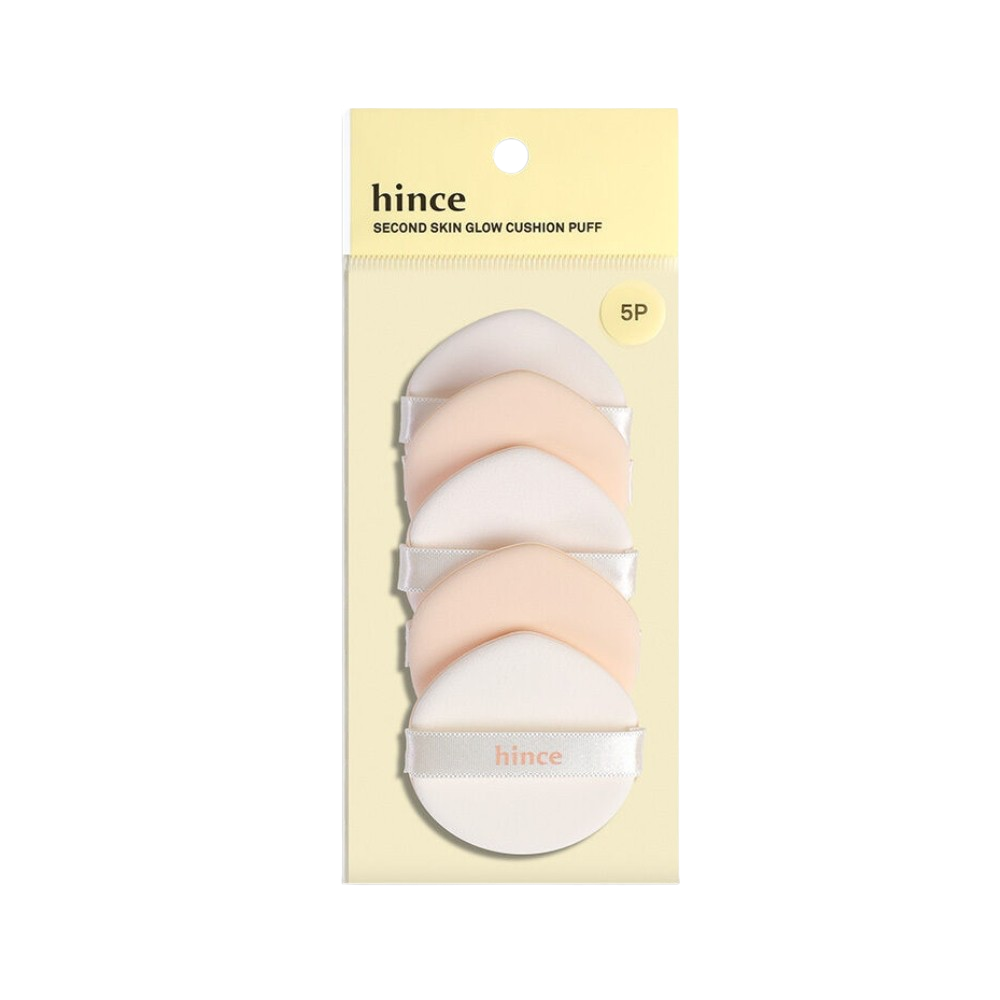 hince Second Skin Glow / Matte Cushion Puff 5P (2 Types)