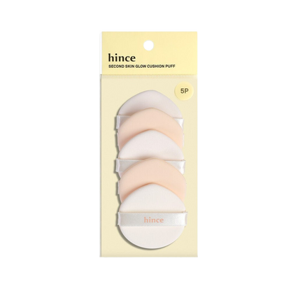 hince Second Skin Glow / Matte Cushion Puff 5P (2 Types)