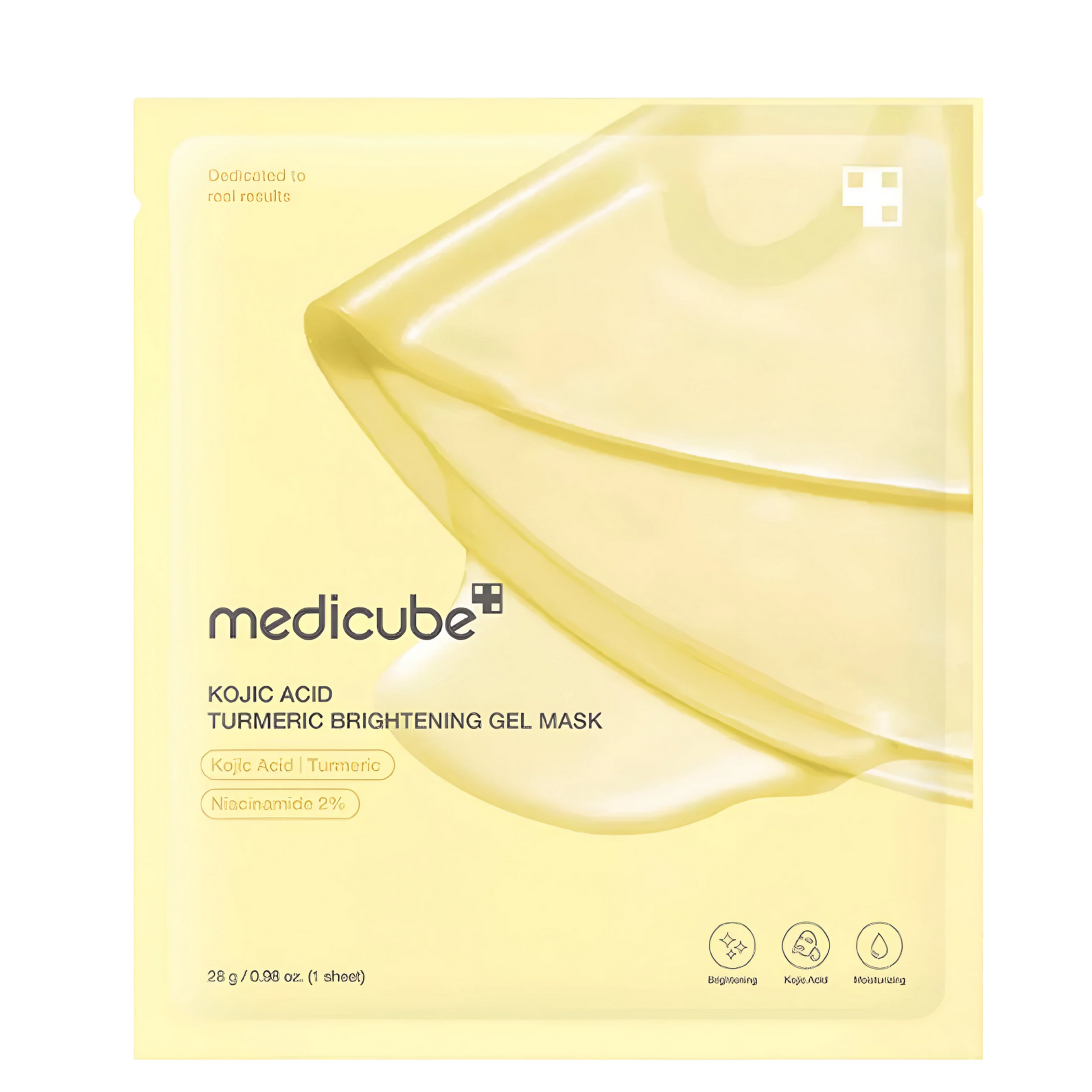 Medicube Kojic Acid Turmeric Brightening Gel Mask - KOS