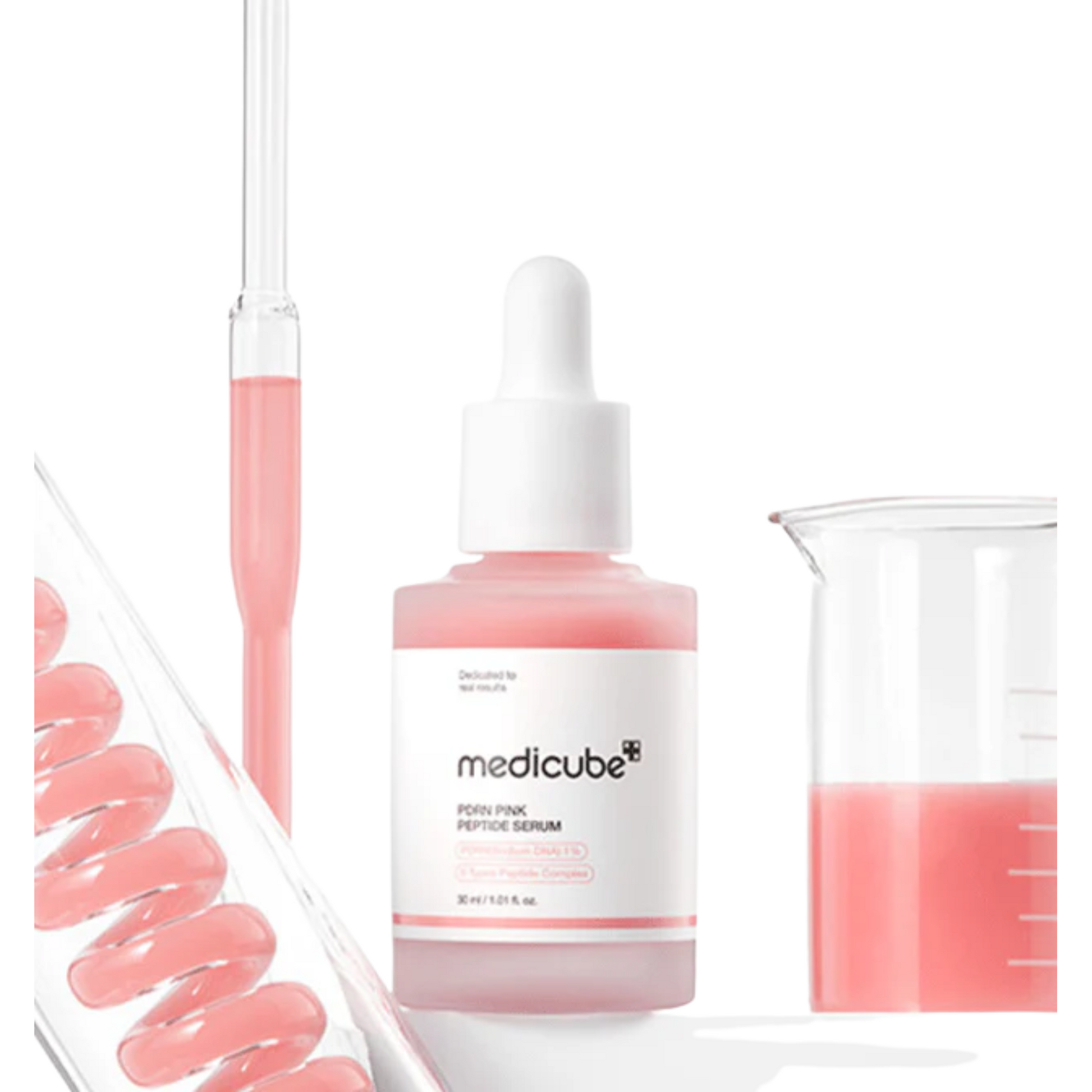 Medicube PDRN Pink Peptide Serum Refill Set – Brighten & Firm with Salmon PDRN - KOS