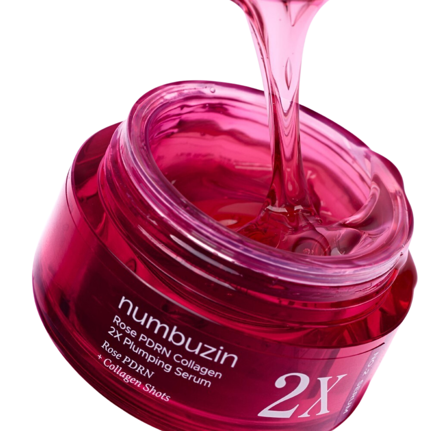 Texture of numbuzin No.2 Rose PDRN 2X Plumping Serum