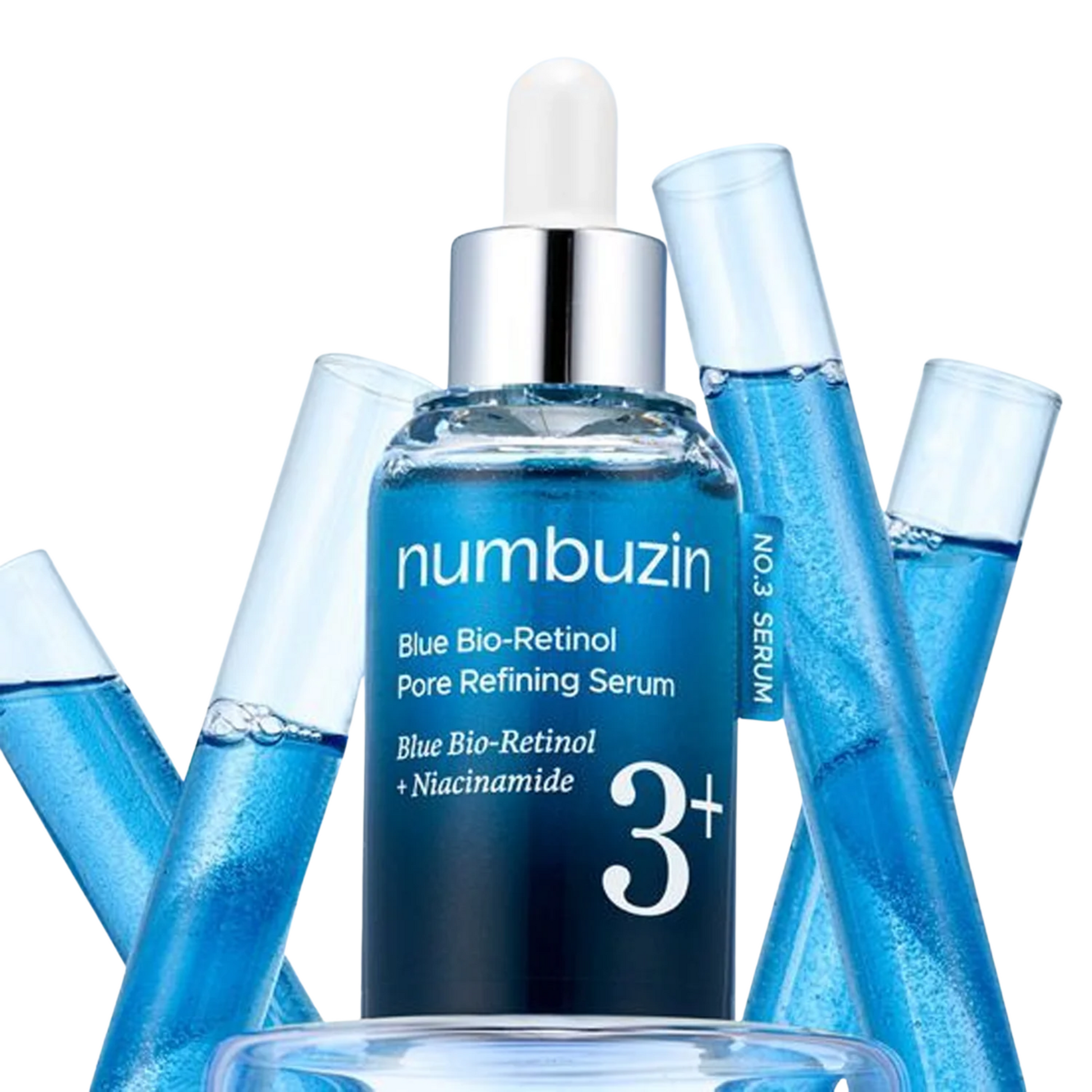 Numbuzin No.3 Blue Bio-Retinol Pore Refining Serum - KOS