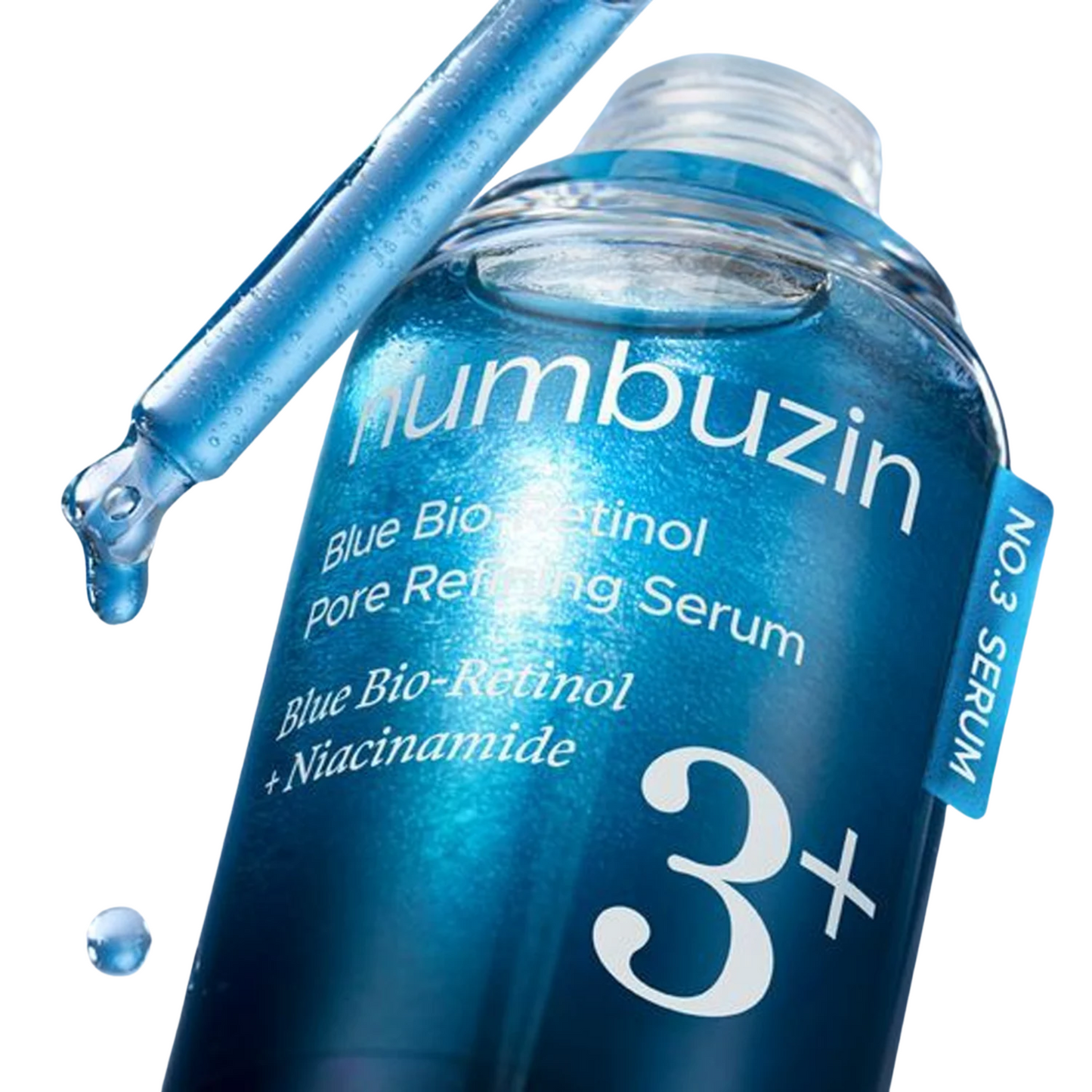 Numbuzin No.3 Blue Bio-Retinol Pore Refining Serum - KOS
