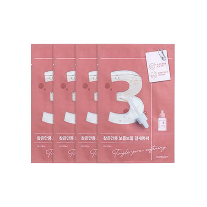 Numbuzin No.3 Tingle-Pore Softening Sheet Mask 4ea