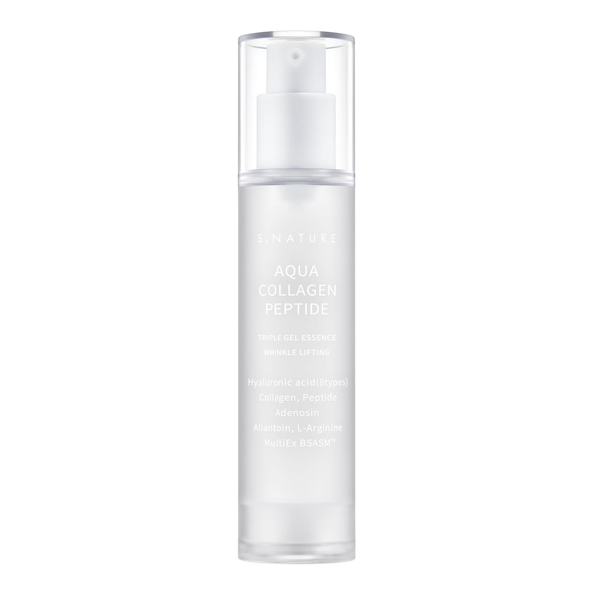 S.NATURE Aqua Collagen Peptide Triple Gel Essence 50ml - KOS