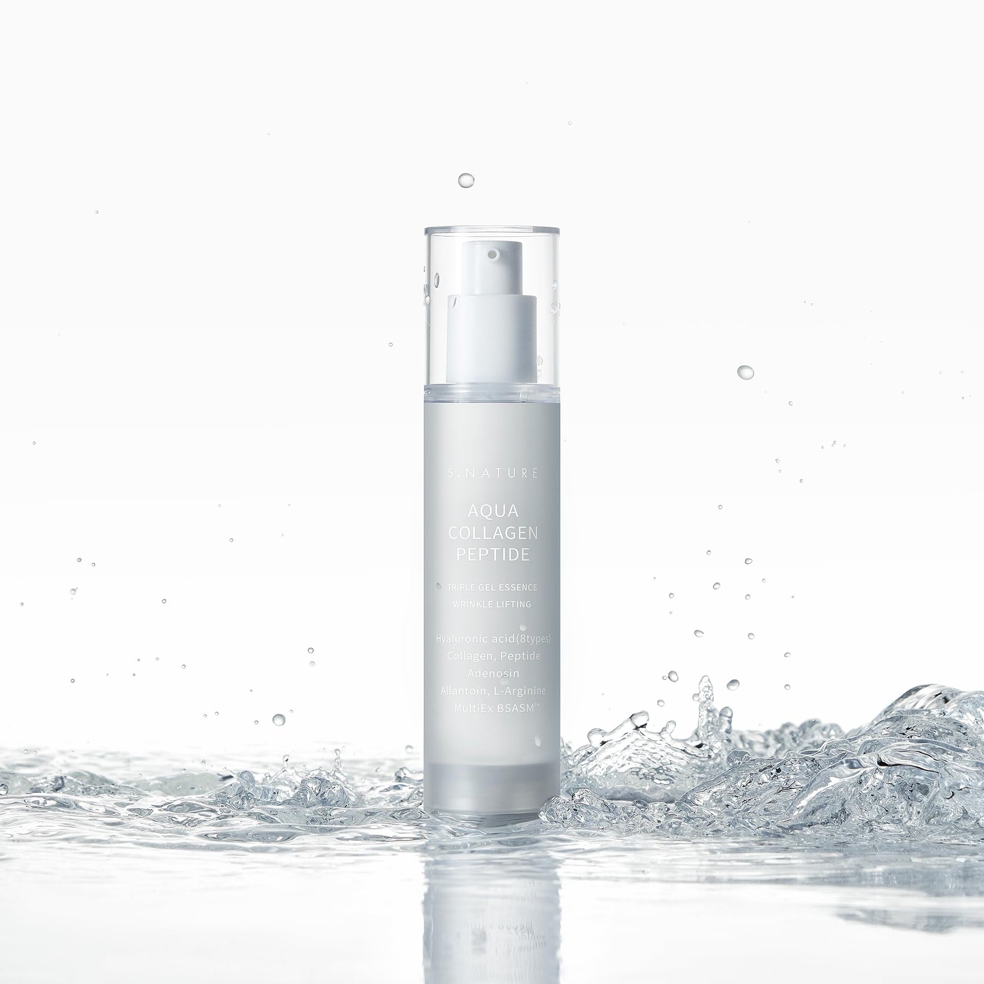 S.NATURE Aqua Collagen Peptide Triple Gel Essence 50ml - KOS