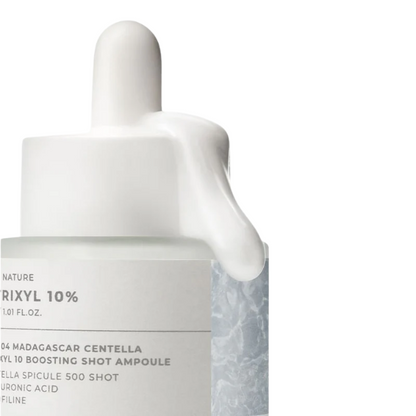Applying SKIN1004 Matrixyl 10 Ampoule on skin

