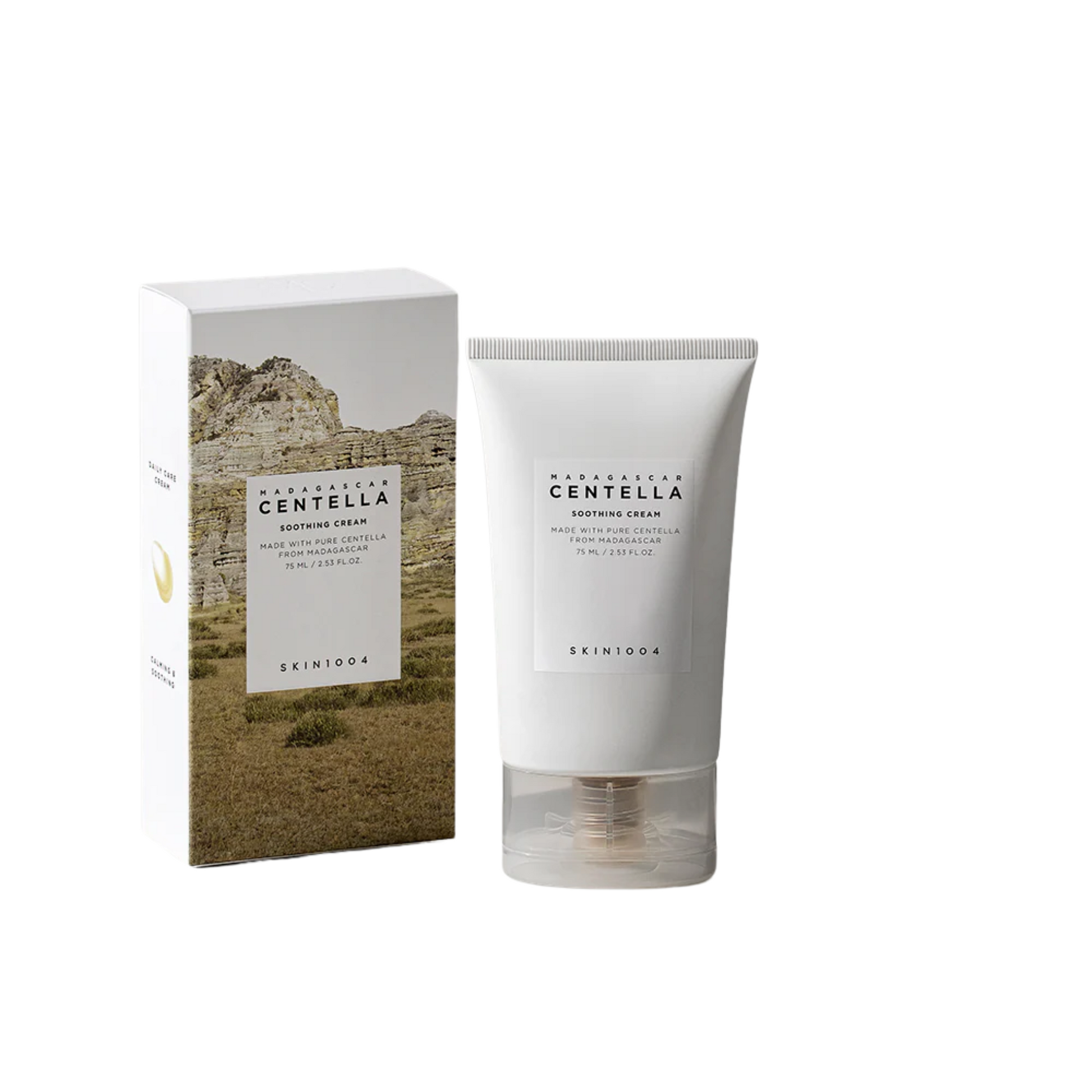 Texture of SKIN1004 Soothing Cream – lightweight cooling gel-cream