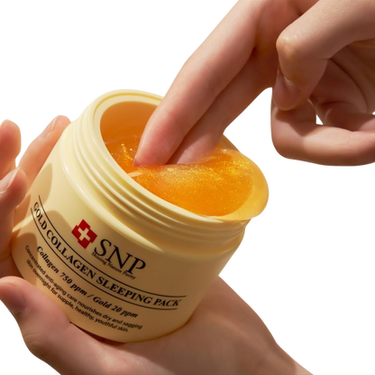 SNP Gold Collagen Sleeping Pack 100g - KOS